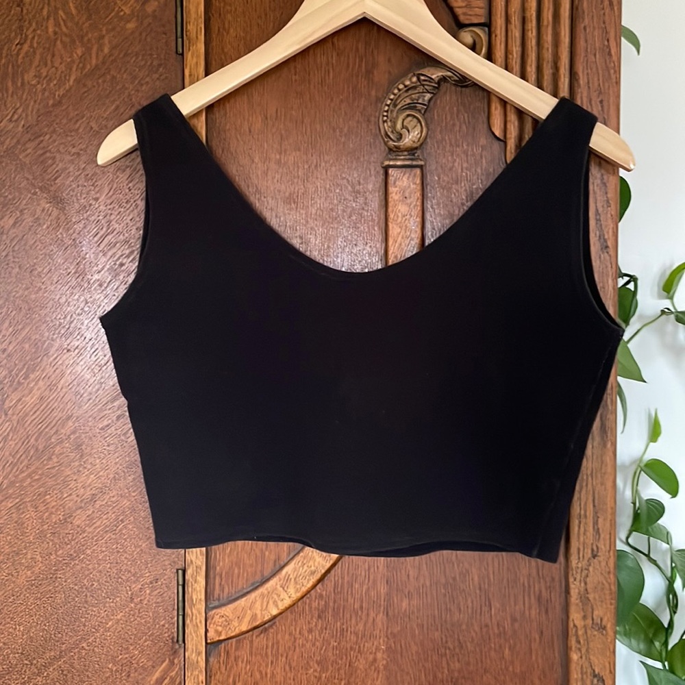 Vintage Limited Express Cami Crop Low Back Tank Large